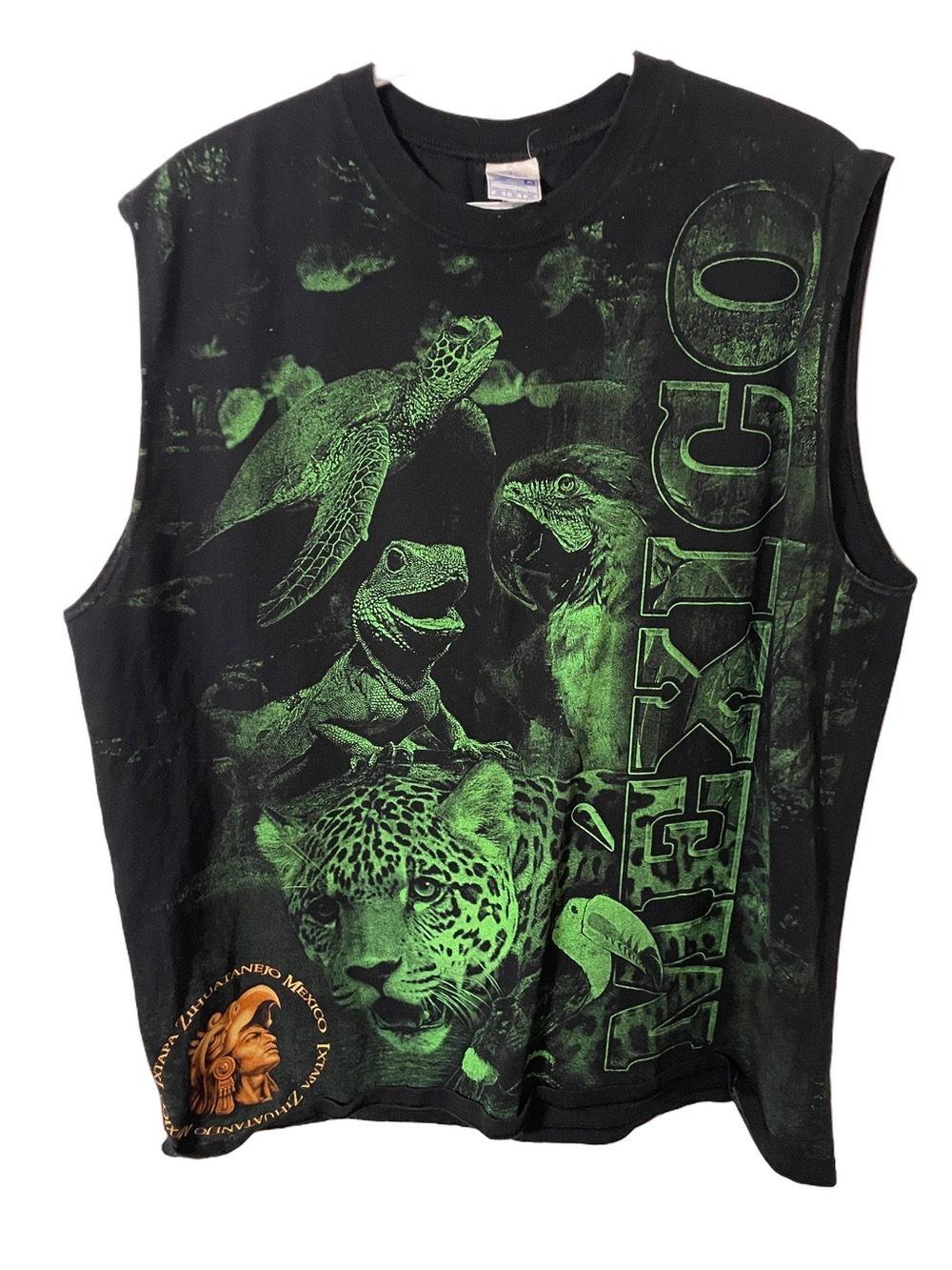 Sleeveless All Over Print Tee Size 2XL